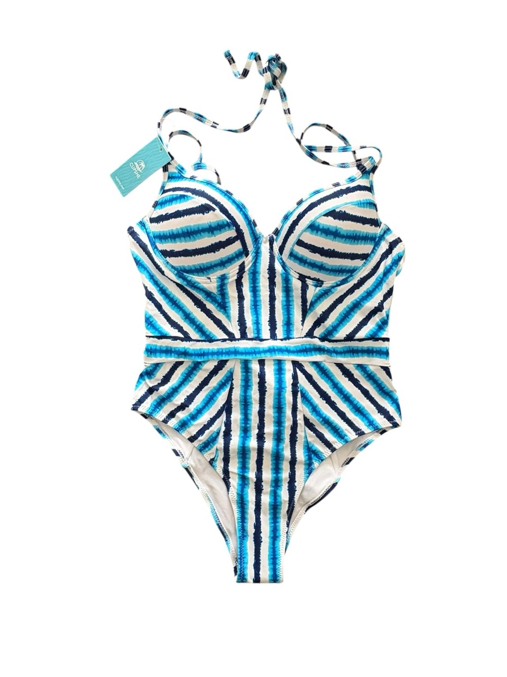 Cupshe Pampered Striped One-Piece Swimsuit